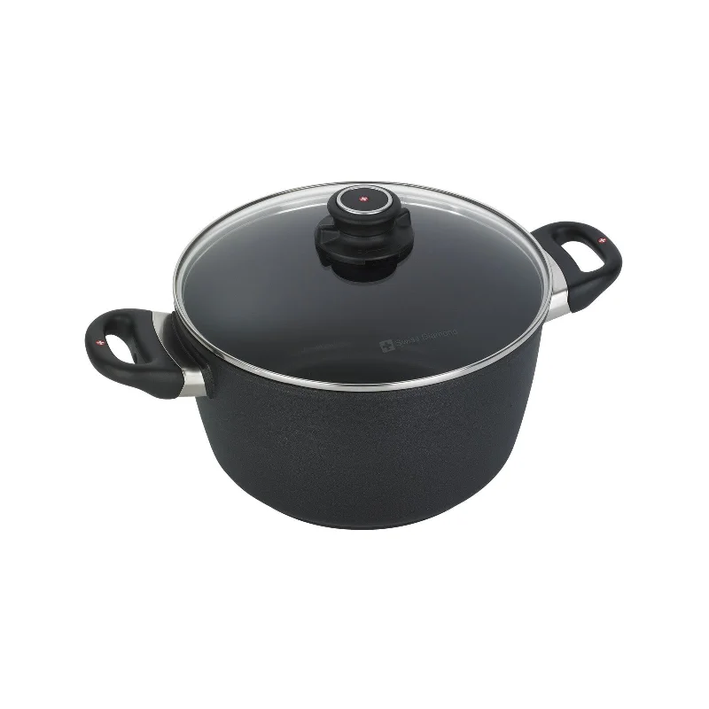 Swiss Diamond XD Nonstick Soup Pot 5.5 Quart