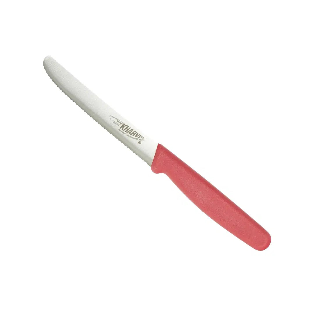 Kharve® Knife Serr 10cm - Red