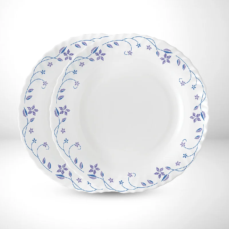 Larah by Borosil Flora Noodle / Soup Plate Set