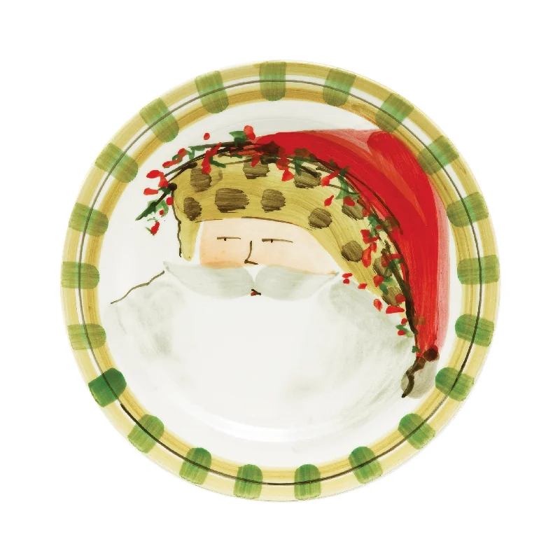 Old St. Nick Dinner Plate - Animal Hat