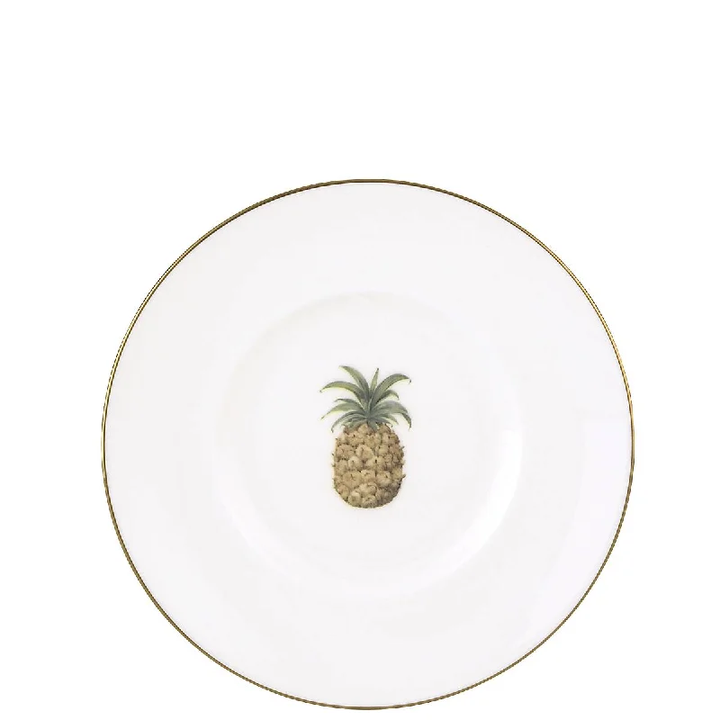 British Colonial Bamboo Dessert Plate