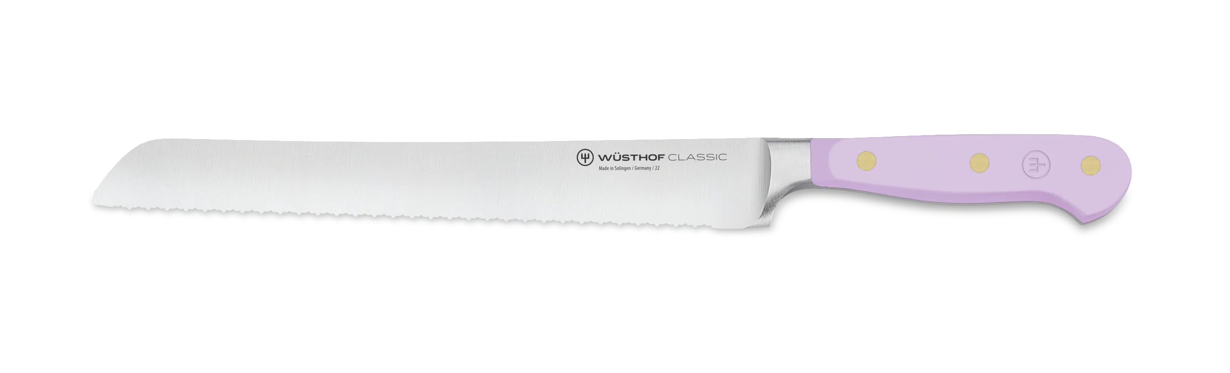 Wusthof 9" Classic Double Serrated Bread Knife- Purple Yam