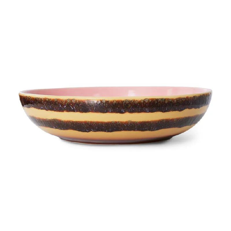 70s Ceramics Salad Bowl Serene