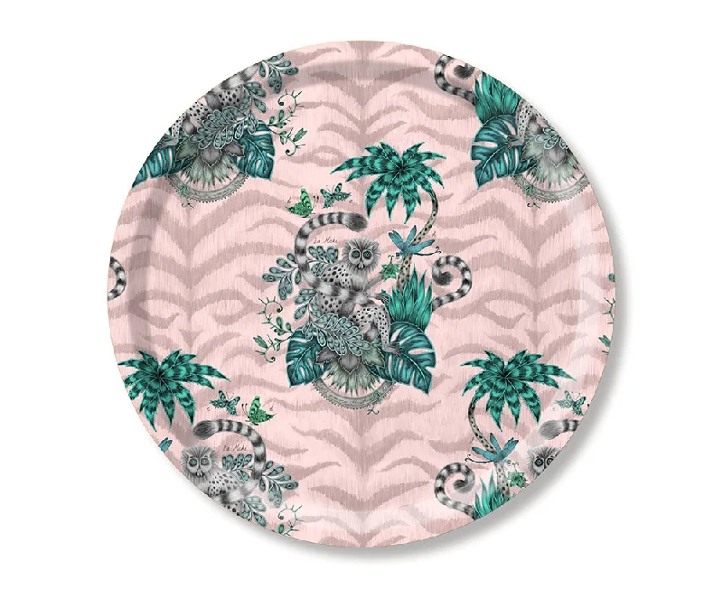 Lemur Round Tray by Jamida