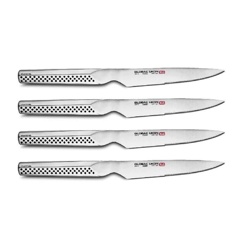 Global UKON 4-Piece Steak Knife Set