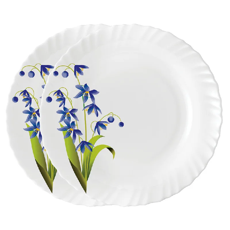 Larah by Borosil Lavender Noodle / Soup Plate Set