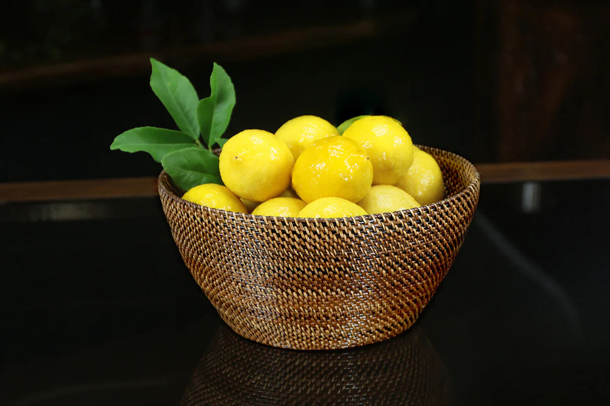 11” Round Woven Fruit Basket