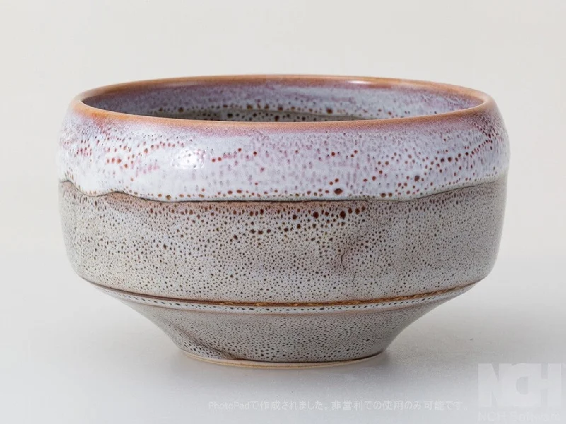 Saikai Ceramics: LIMITED EDITION - Hakuwan - Sango 珊瑚, Porcelain Matcha Bowl with Gift Box