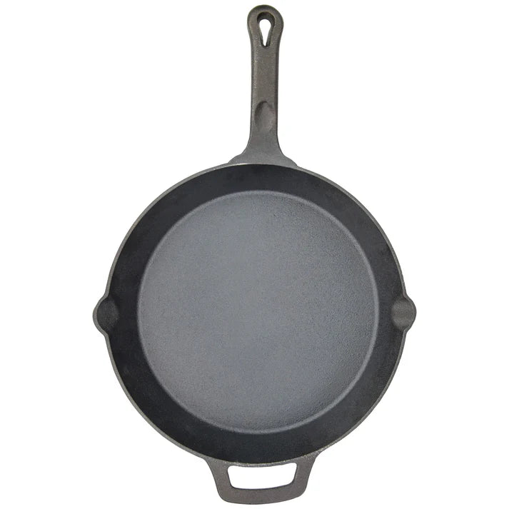 Winco 12" Pre-Seasoned Cast Iron Skillet - CAST-12