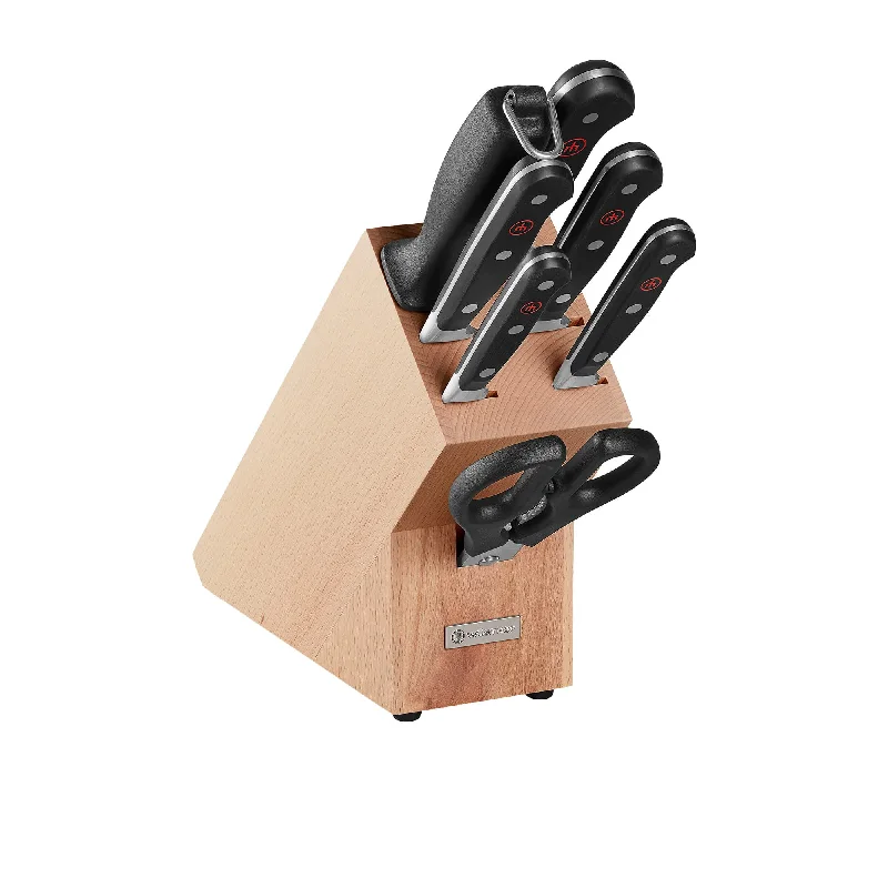 Wusthof Classic Knife Block Set with 8 Piece