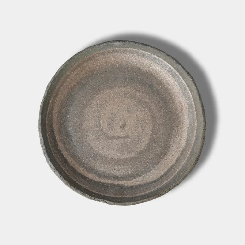 [PLATE] STONEWARE ROUND PLATE | SETO WARE | SEKKI SHINGO TAKEUCHI