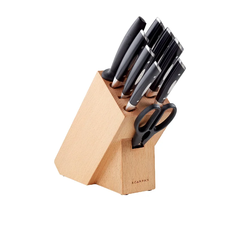 Scanpan Classic Knife Block Set 10 Piece