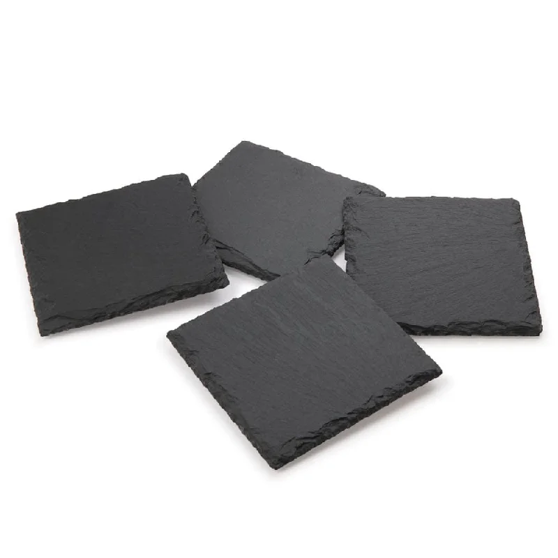 Engravable Slate Coasters - 4 Piece