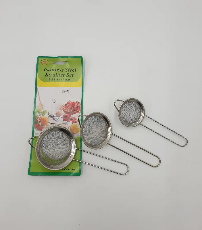 3PC S/S STRAINER-SMALL