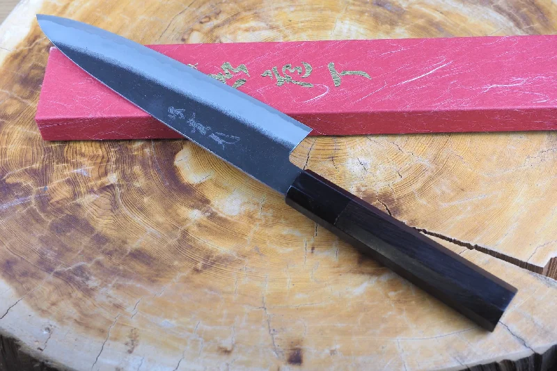 Sakai Jikko "Shinobi" White-2 Steel Gyuto Ebony Handle (21cm)