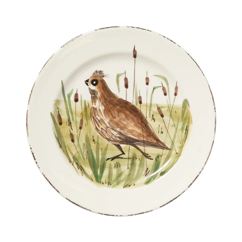 Wildlife Quail Dinner Plate