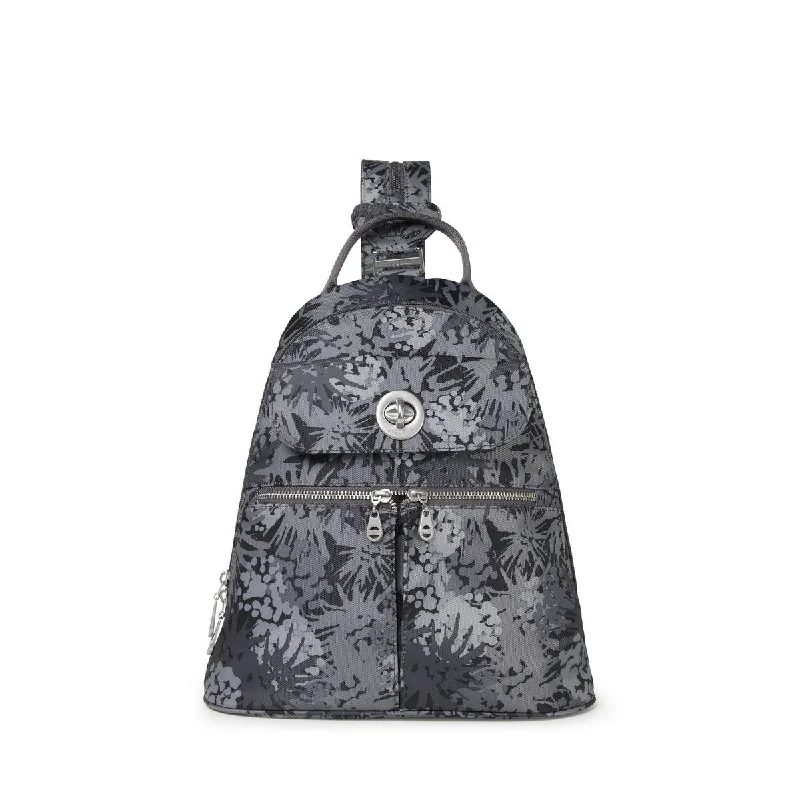 Baggallini Naples Convertible Backpack - Pewter Thistle