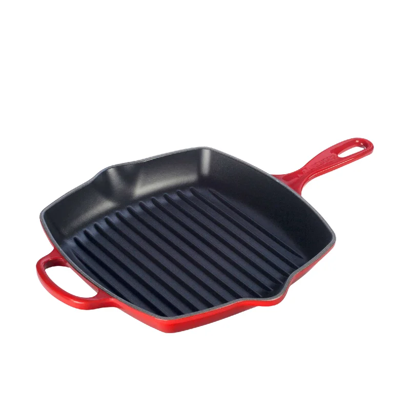 Le Creuset Signature Cast Iron Square Grillit 26cm Cerise