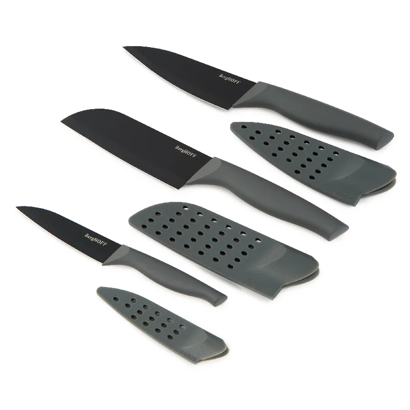 BergHOFF DiNA Vector Nonstick Stainless Steel 3Pc Knife Set