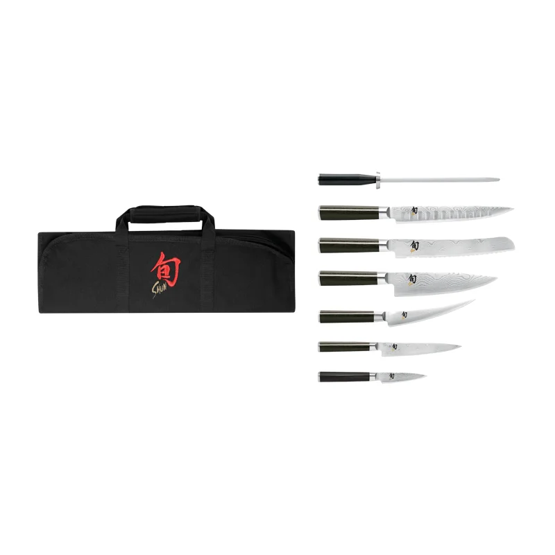 Shun Classic 8-Piece Student Knife Set