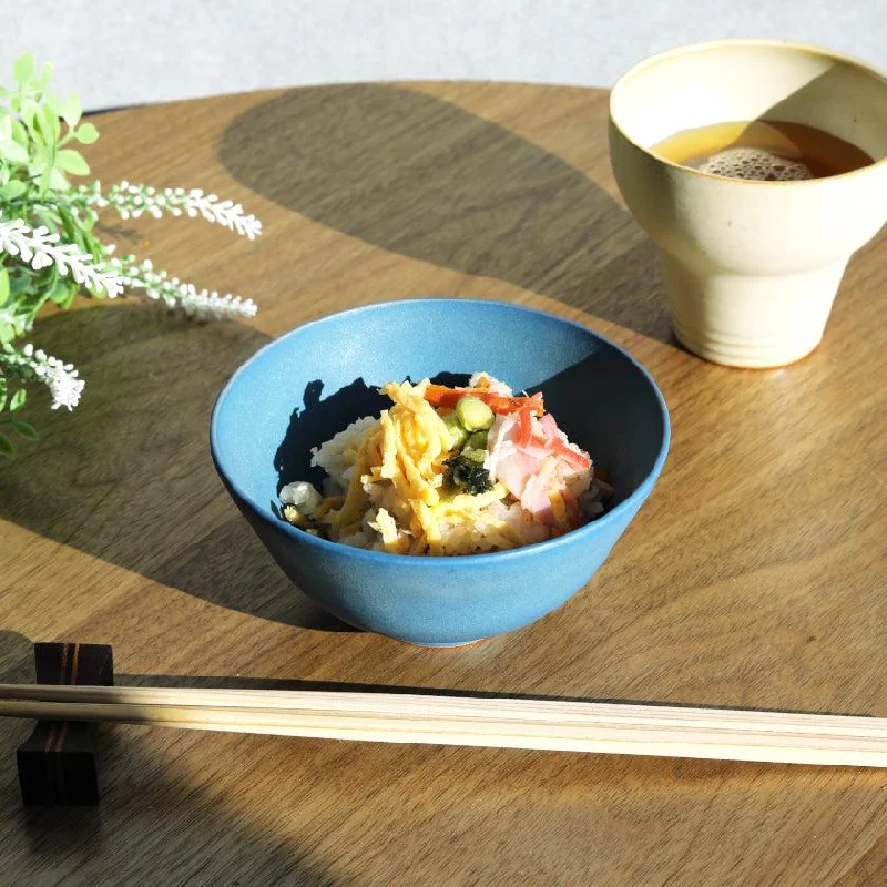 [BOWL] MATTE (M) BLUE | KYOTO-KIYOMIZU WARE | FUUU