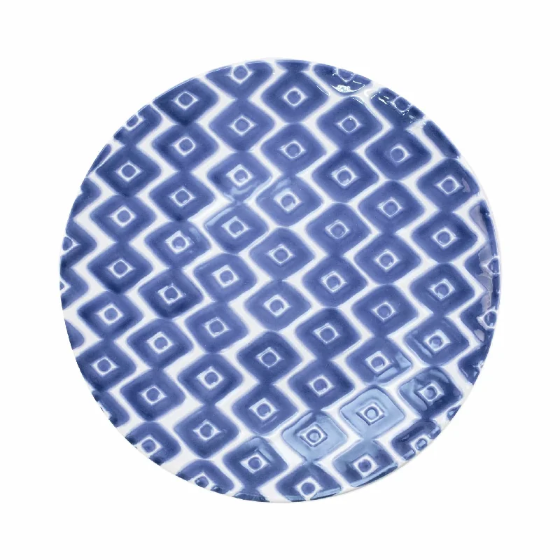 Santorini Diamond Dinner Plate