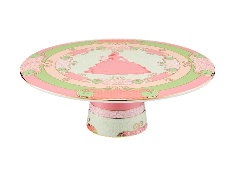 Maxwell & Williams Wicked Pink Goes Good With Green Footed Cake Stand 28cm Glinda