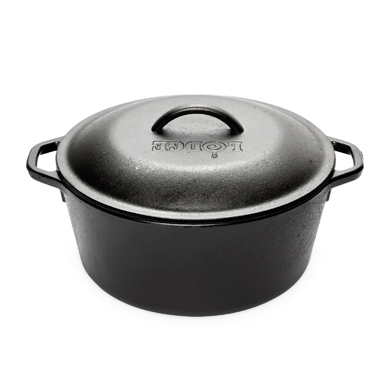 Lodge Cast Iron Dutch Oven with Loop Handles 37cm 6.6 Litre