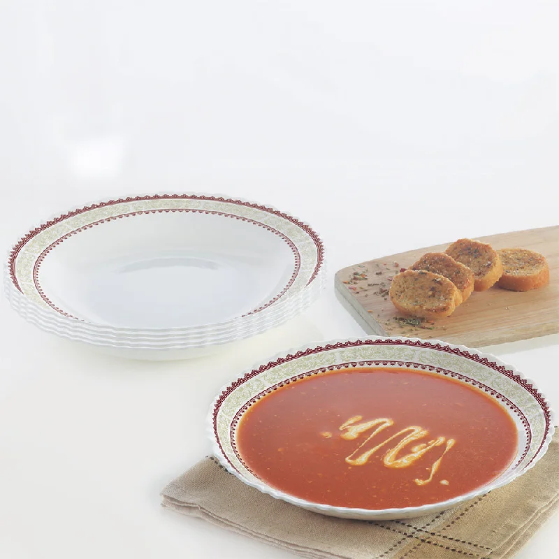 Larah by Borosil Elega Soup Plates