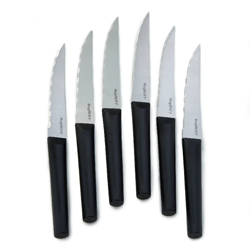 BergHOFF DiNA Matrix 6Pc Stainless Steel Steak Knife Set, 4.5"