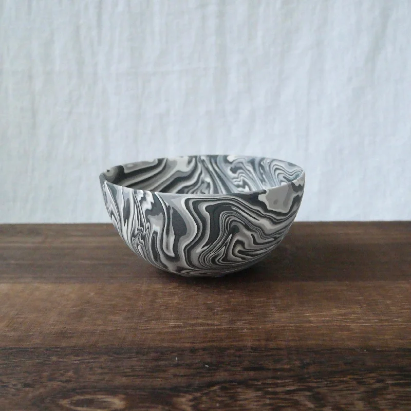 Shinro Yamamoto: Marble Porcelain Matcha Bowl (SOLD OUT)