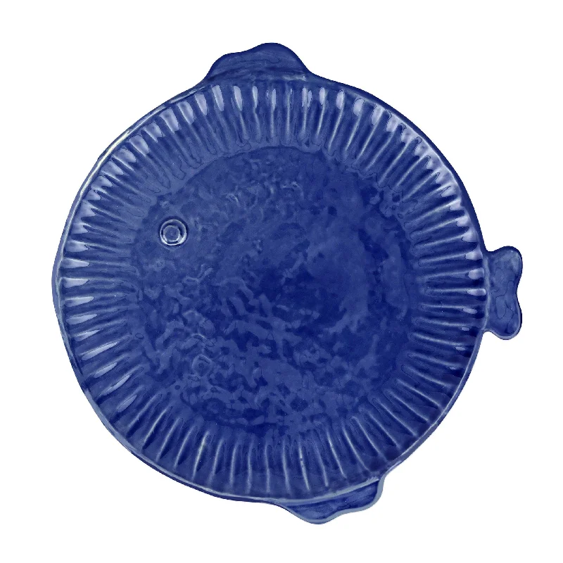 Pesce Serena Cobalt Dinner Plate