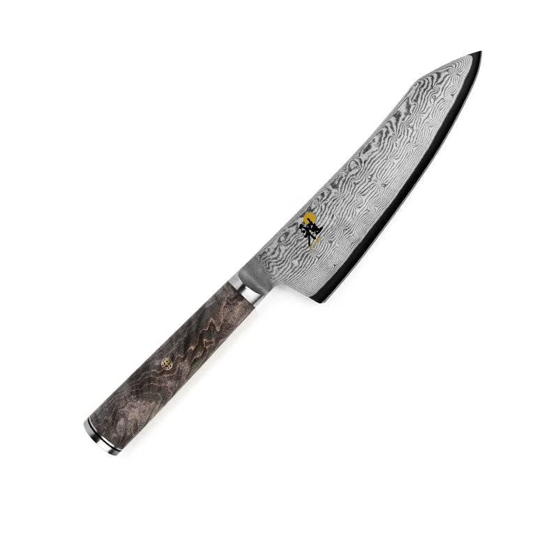 Miyabi Black 5000MCD67 Rocking Santoku Knife, 7-In