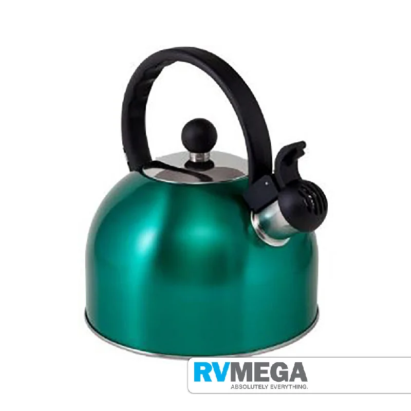 Whistling Kettle 2 Litre Turquoise Stainless Steel