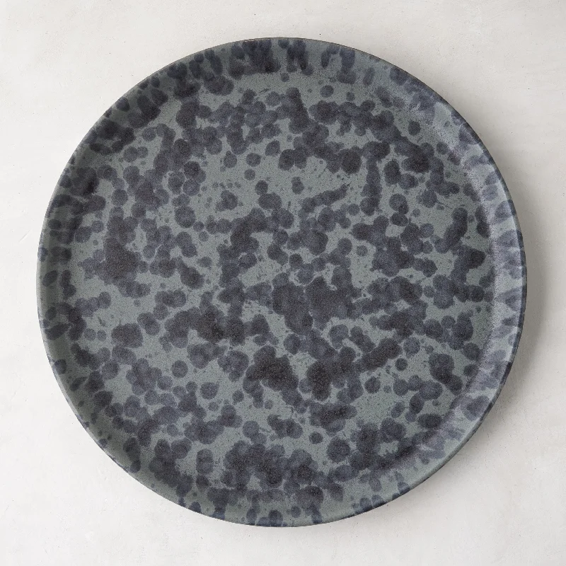 Diane Keaton + Hudson Grace Composition Splatter Stoneware Dinner Plate