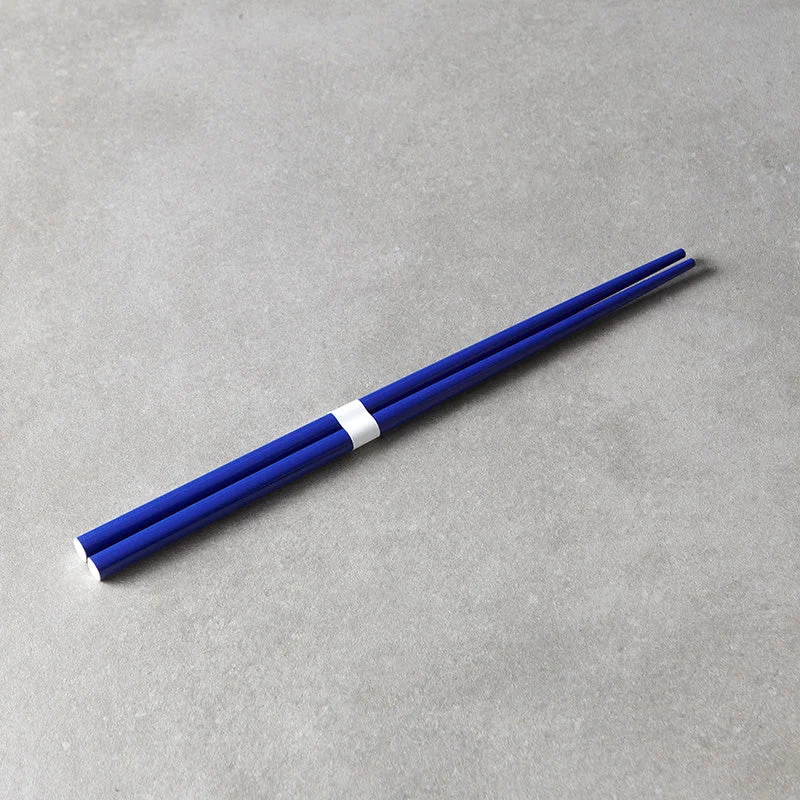 Chopsticks 23 cm / Ultramarine Blue & White