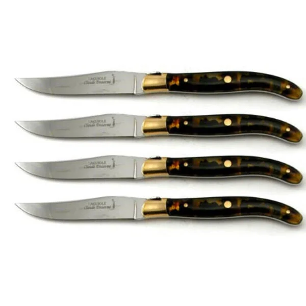 Claude Dozorme Laguiole Steak Knives--Flake