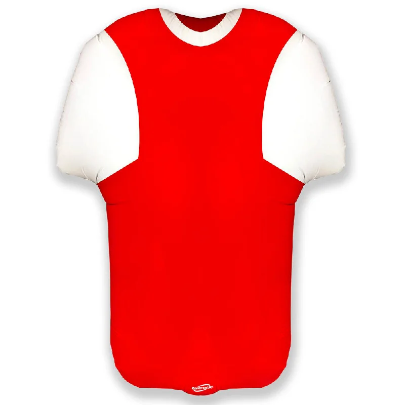 Red and White Sports Shirt Foil Balloon - 24"