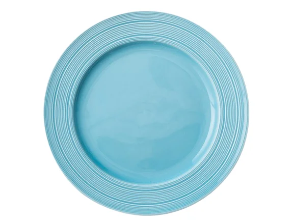 Simple Light Blue Rimmed Nordic Plate