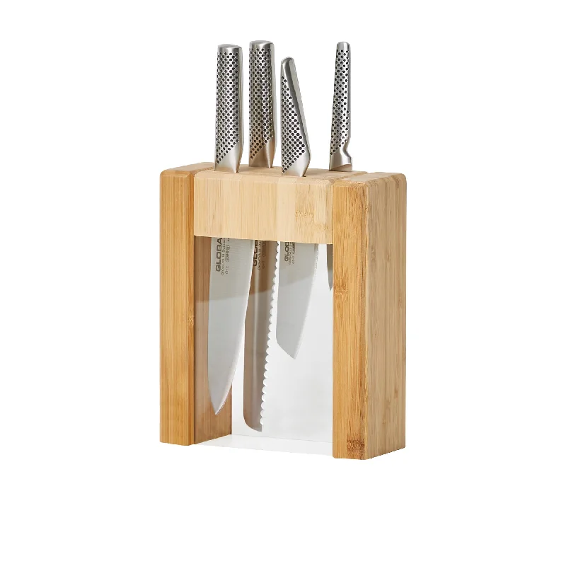 Global Ikasu V Knife Block Set 5 Piece