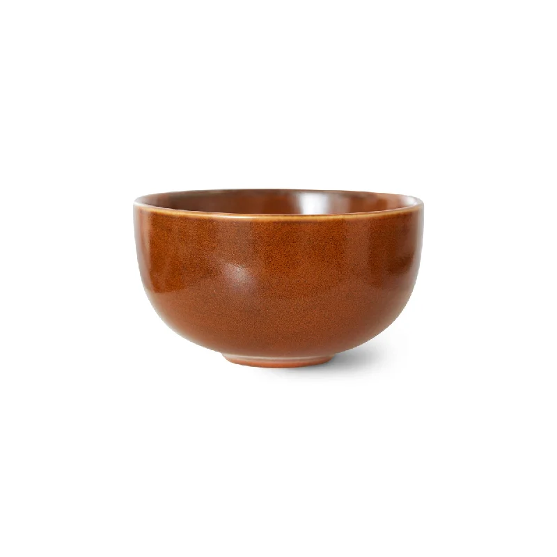 Home Chef Ceramics: Bowl Burned Orange