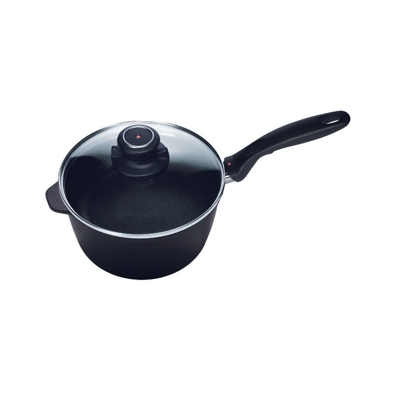 Swiss Diamond XD Nonstick Saucepan With Lid 3.2QT (3L) - 8-inch