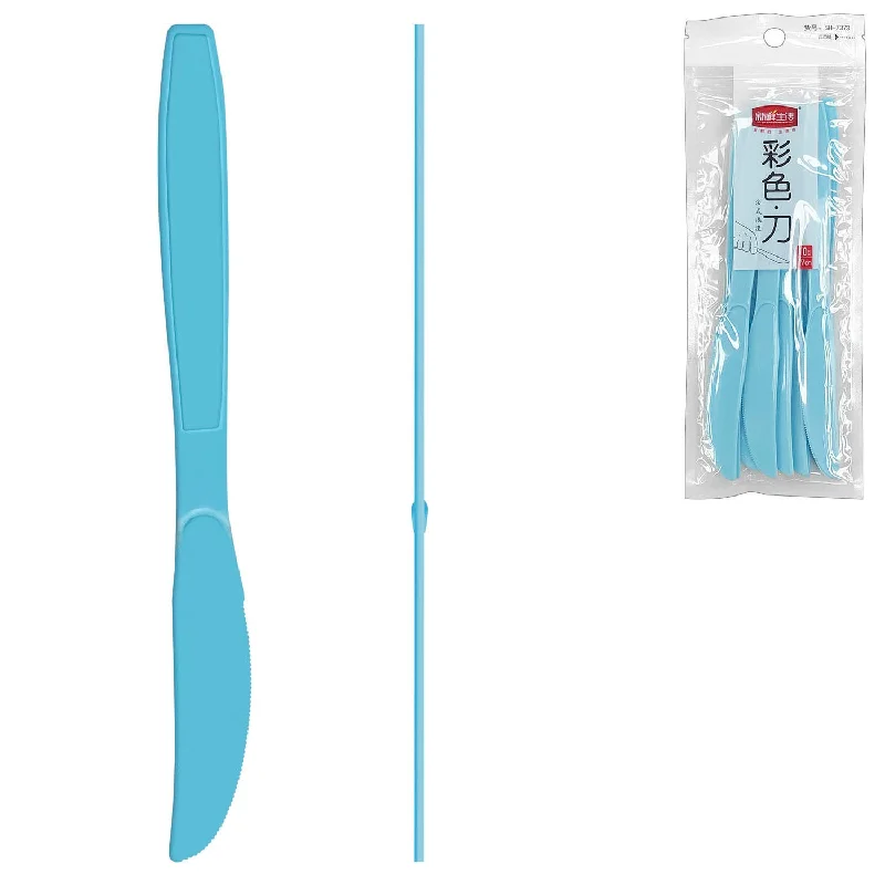 10-Pcs Plastic Knife (7.5")