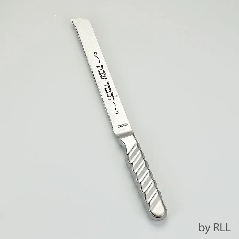 'In Honour Of Shabbat' Stainless Steel Challah Knife