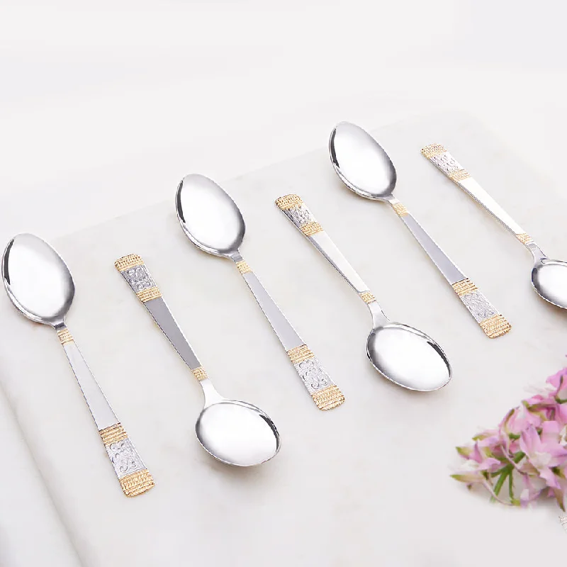 Borosil Venice Tea Spoon, Set of 6