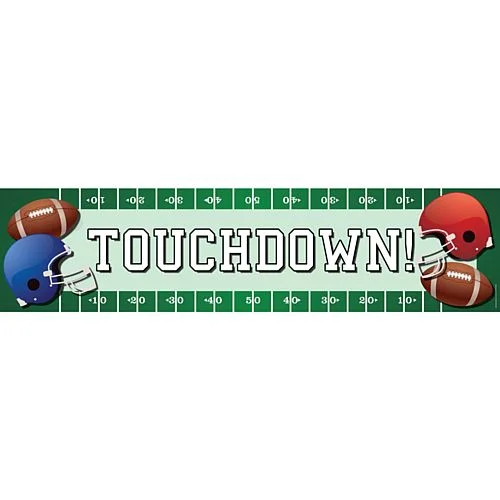 American Football Touchdown Banner - 1.2m