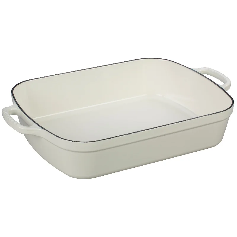 Le Creuset 4.9L White Rectangular Roaster