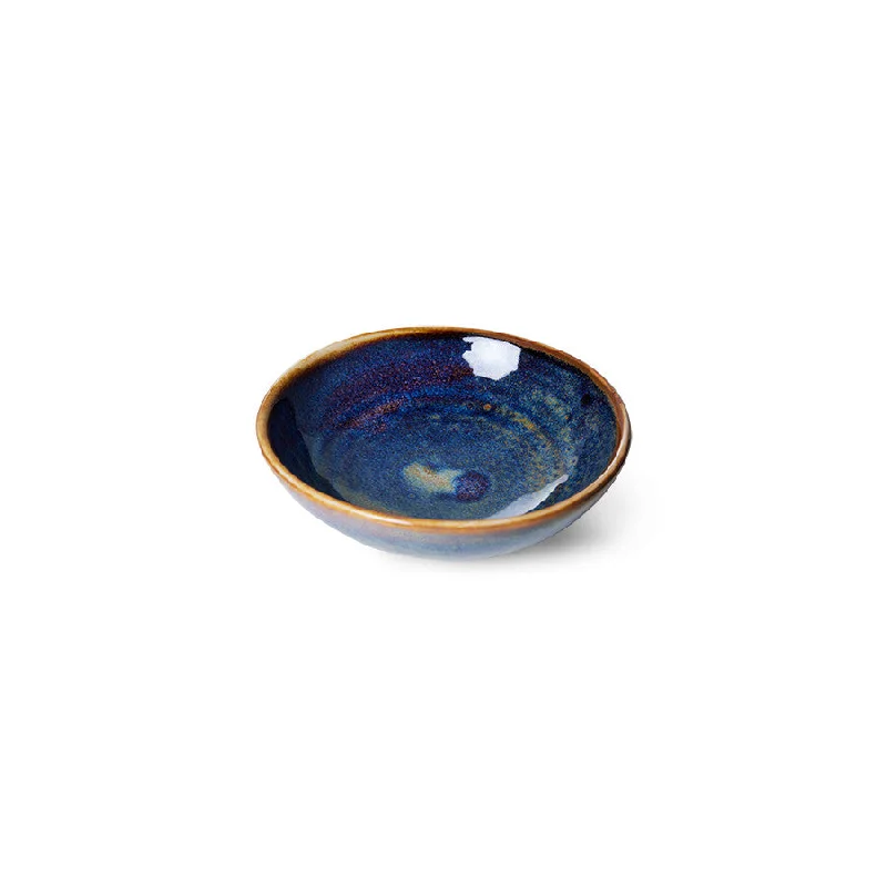 Home Chef Ceramics: Small Dish Rustic Blue