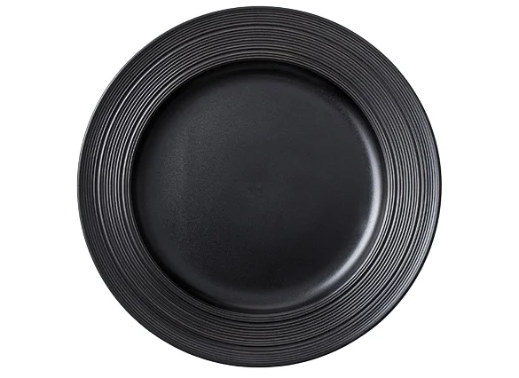 Simple Black Nordic Plate