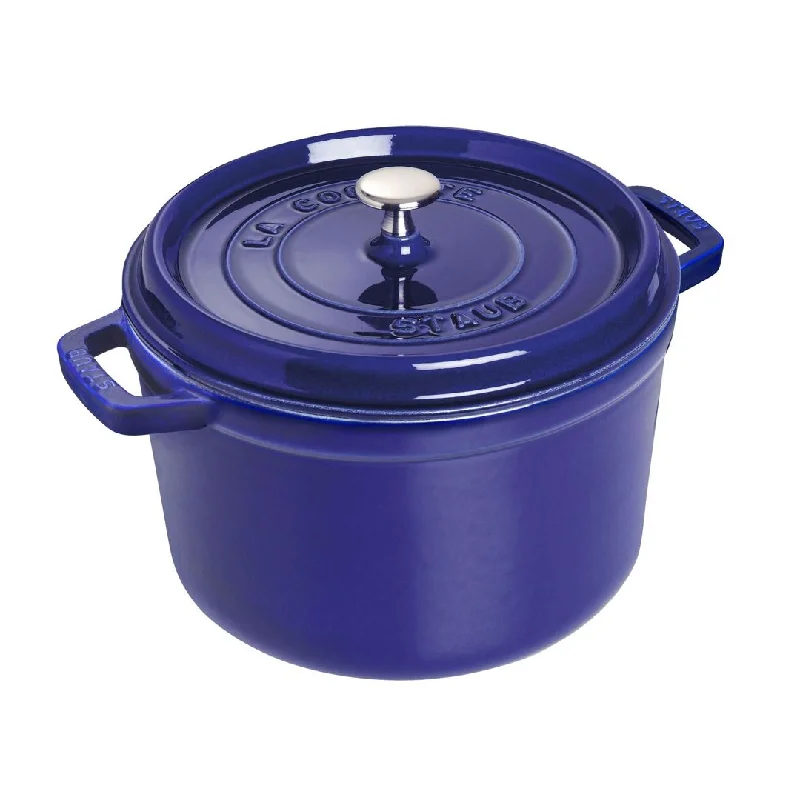 Staub La Cocotte 4.8 Litre Cast Iron Cooking Pot, Dark Blue*